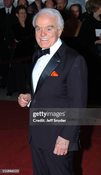 Jack Valenti during The 27th Annual Kennedy Center Honors at The John F. Kennnedy Center for the Performing Arts in Washington, District of Columbia,...