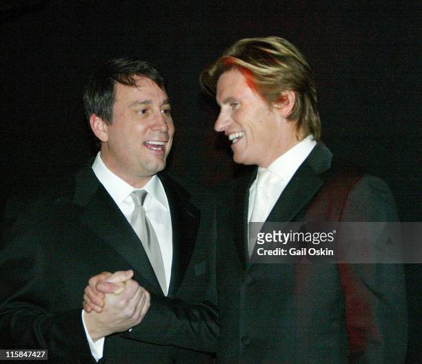 Cam Neely, left, and Denis Leary, right, at the Cam Neely Foundation Fundraiser, Monte Carlo Night - "Betting On A Cause And A Cure," Saturday,...