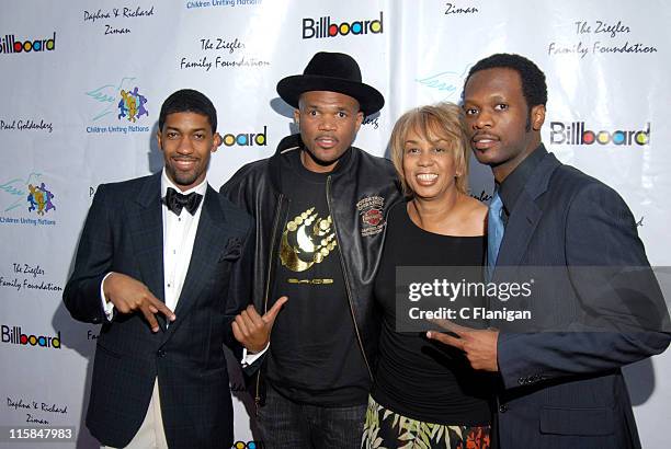 Fonzworth Bentley, Darryl 'DMC' McDaniels, Gale Mitchell and Pras of The Fugees