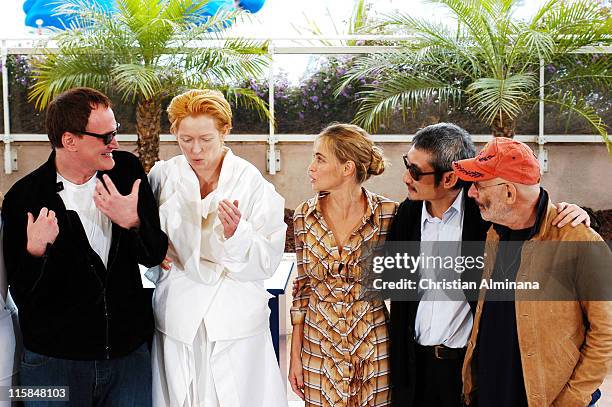 Quentin Tarantino, Tilda Swinton, Emmanuelle Beart, Tsui Hark and Jerry Schatzberg