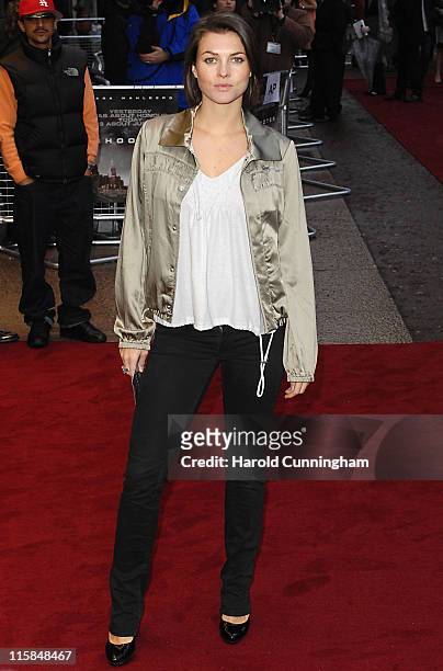 Holly Davidson during "Shooter" London Premiere - Red Carpet at Odeon West End in London, Great Britain.