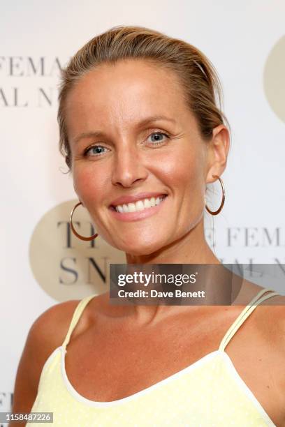 Davinia Taylor attends the UK launch of The Female Social Network at The Ivy on June 26, 2019 in London, England.