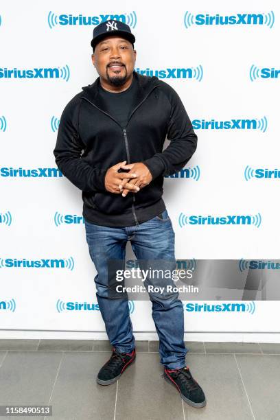 Daymond John visits "Sway In The Morning with Sway Calloway" on "Shade 45" at SiriusXM Studio on June 26, 2019 in New York City.