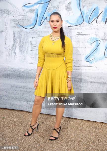 Rachel Keen aka Raye attends The Summer Party 2019 Presented By Serpentine Galleries And Chanel at The Serpentine Gallery on June 25, 2019 in London,...