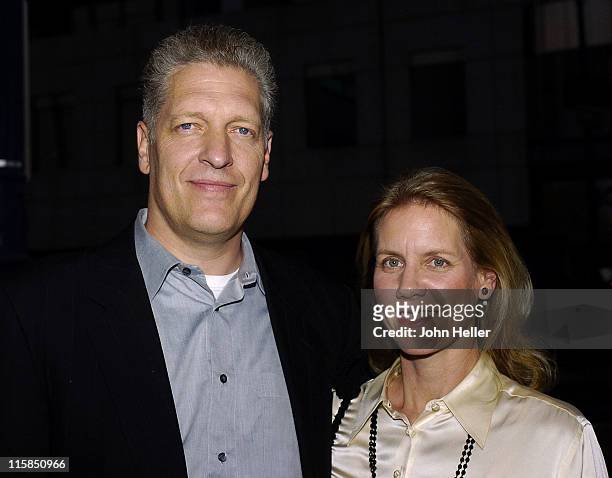 Clancy Brown and his wife during 10th Anniversary Screening of "The Shawshank Redemption" - September 23, 2004 at Academy of Motion Picture Arts and...