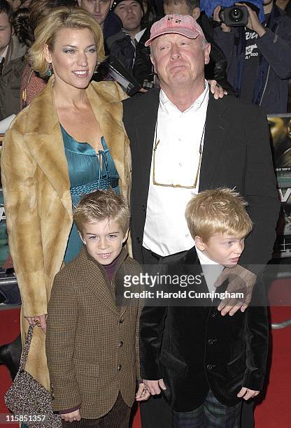 Tony Scott, director and family during "Deja Vu" London Premiere - Arrivals at Leicester Square in London, Great Britain.