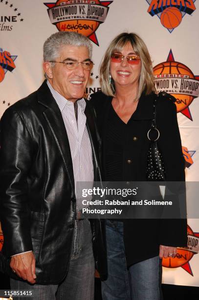 Frank Vincent and guest during 1st Annual 4Chosen Celebrity Basketball Game at Basketball City Basketball City in New York New York, New York New...