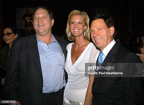 Harvey Weinstein, Sandra Lee Peter Price during Launch of Sandra Lee's New Semi-Homemade Holidays Magazine and Food Network Show in Conjunction with...