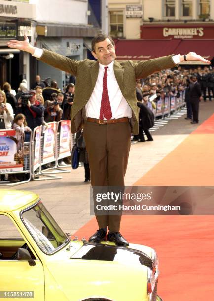 Rowan Atkinson during "Mr. Bean's Holiday" London Charity Premiere - Outside Arrivals at Odeon Leicester Square in London, Great Britain.