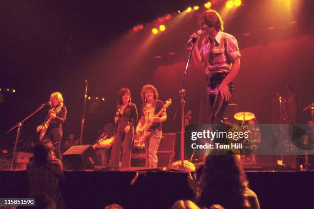 Singer-guitarist Paul Kantner, guitarist Craig Chaquico, singer Grace Slick, bassist David Freiberg, singer Marty Balin and drummer Johnny Barbata of...