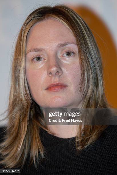 Hope Davis during 2003 Sundance Film Festival - "American Splendor" Premiere at Library in Park City, Utah, United States.