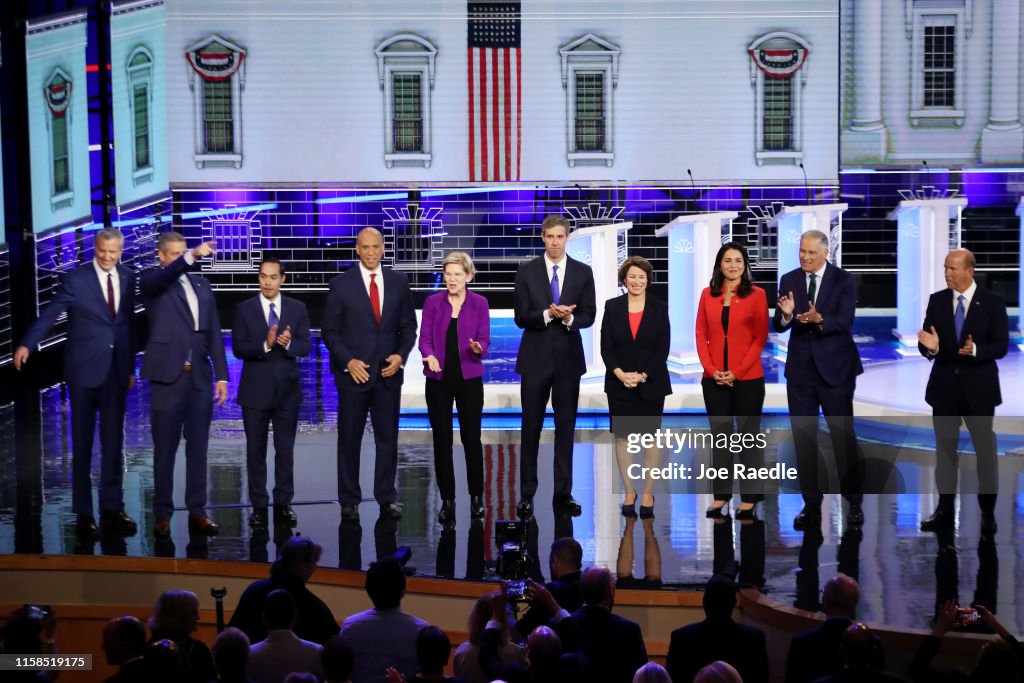 Democratic Presidential Candidates Participate In First Debate Of 2020 Election Over Two Nights