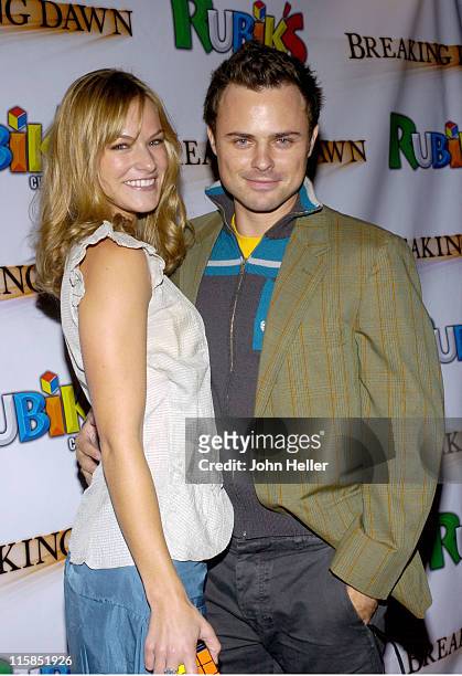 Kelly Overton and her husband Judson Morgan during "Breaking Dawn" Habsbro's Rubik's Cube US Premiere at Cin[e]space in Hollywood, California, United...
