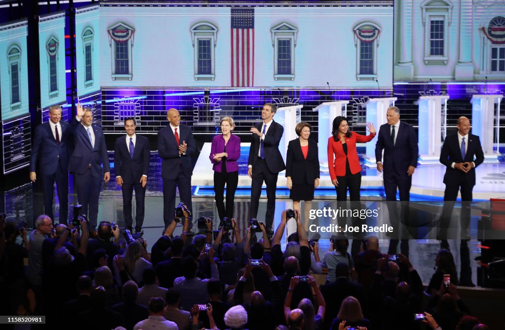 Democratic Presidential Candidates Participate In First Debate Of 2020 Election Over Two Nights