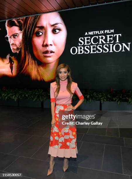 Brenda Song attends a friends and family screening of Netflix's 'Secret Obsession' at NETFLIX on June 26, 2019 in Los Angeles, California.