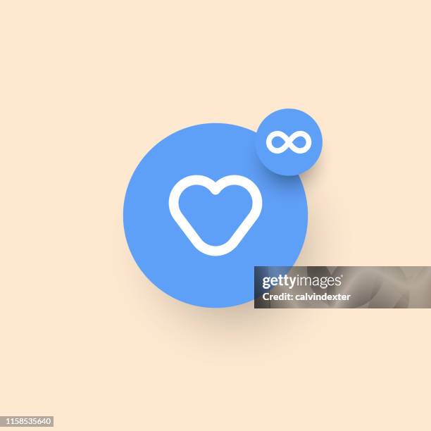 ilustrações de stock, clip art, desenhos animados e ícones de heart symbol for social media - permanente