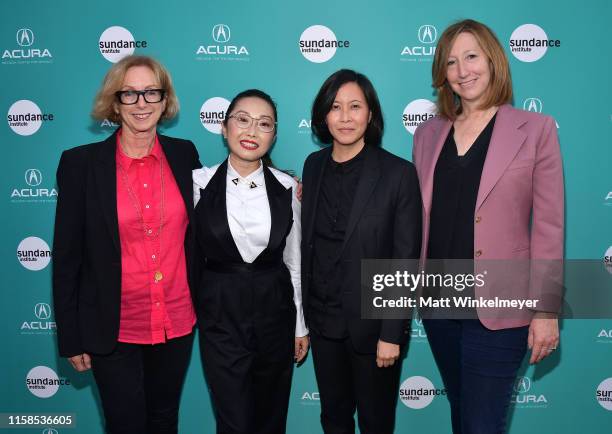 Sundance Institute Founding Director of the Feature Film Program Michelle Satter, Lulu Wang, Sundance Institute Director of Programming Kim Yutani,...