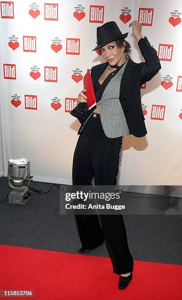 Anouschka Renzi during "Ein Herz für Kinder" Gala in Berlin - Arrivals at Axel-Springer-Verlag in Berlin, Berlin, Germany.