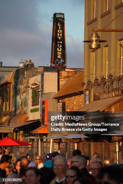 The Lighthouse Cafe, a fixture on the pier plaza, celebrates their 70th anniversary in Hermosa Beach on Wednesday, June 26, 2019.