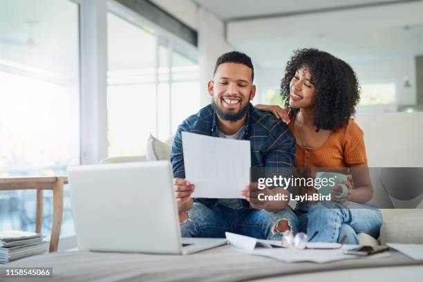 nu onze droom toekomst niet hoeft te worden een droom - home budget stockfoto's en -beelden