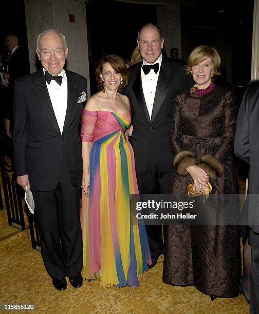 Leonard Lauder, Chairman of the Board, The Estee Lauder Company, Evelyn Lauder Vice President of the Estee lauder Company and Founder of the Breast...