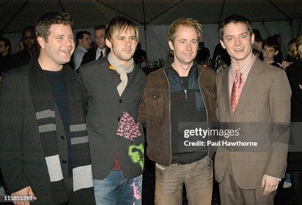 Sean Astin, Dominic Monaghan, Billy Boyd and Elijah Wood