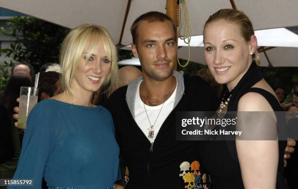 Kimberly Stewart, Calum Best and Amy Sacco during Amy Sacco Book Launch Party - Inside at Sanderson Hotel London in London, Great Britain.