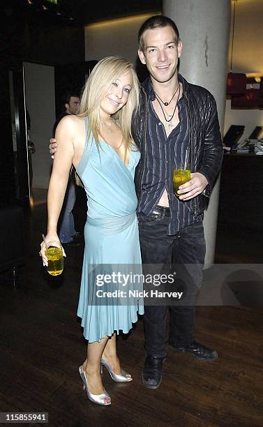 Cordelia Neville and Sean Brosnan during "Drivin Me Crazy"  Gumball Film Premiere - Inside Arrivals at The Savoy Place in London, Great Britain.