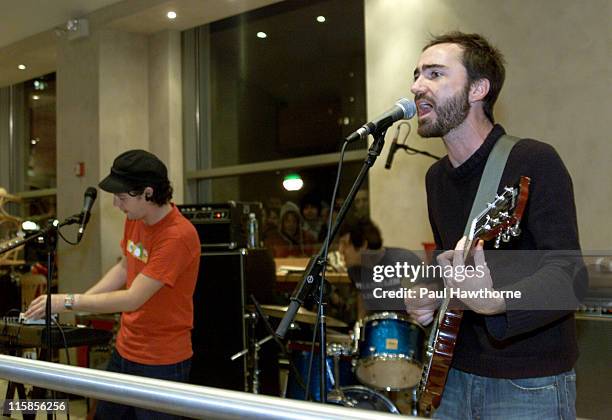 The Shins during The Shins In-store Appearance at Virgin Megastore, Union Square in New York City, New York, United States.