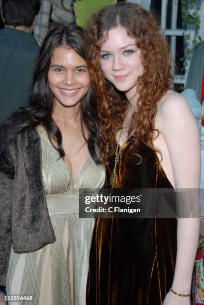 Arloa Reston and Camille Cregan during 2007 Beauty Cafe Series Oscars Retreat in Los Angeles, CA, United States.