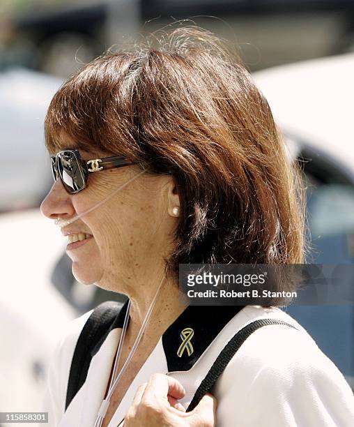 Jackie Peterson, Scott Peterson's mother, at the Scott Peterson murder trial the day Amber Frey testifies. San Mateo County Courthouse, Redwood City,...