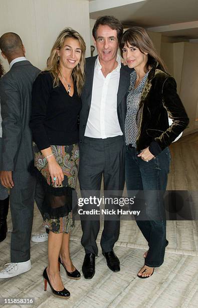 Anastasia Webster, Tim Jeffries and Lisa B attends the Degrees of Freedom Launch at Nobu on July 12, 2007 in London, England.