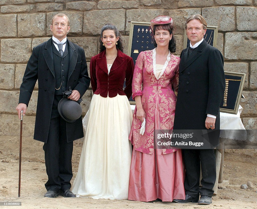 On Set of German TV's Sat 1 Film "Auf der Jagd nach dem Schatz von Troja"