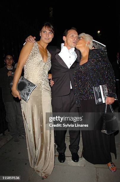 Emma Barton, Pam St Clement and Perry Fenwick during 2007 British Academy Television Awards - Reception and Party - Departures at Natural History...