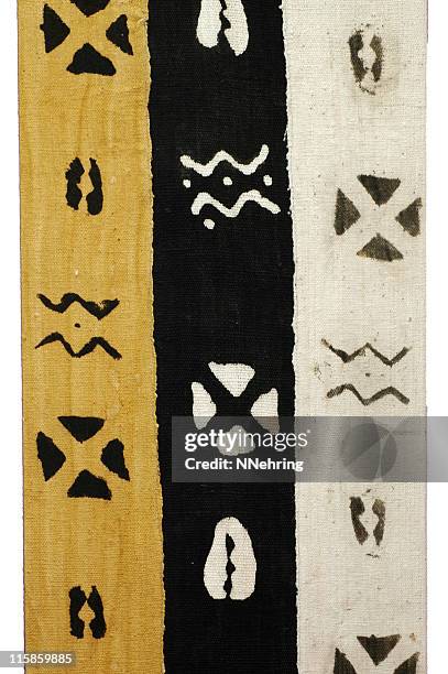 mudcloth - african textiles stockfoto's en -beelden