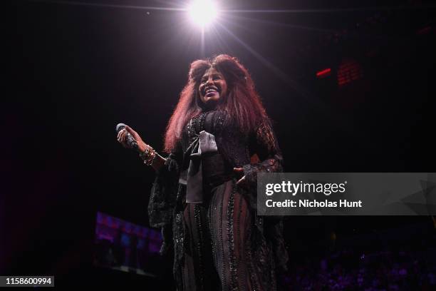 Chaka Khan performs at the WorldPride NYC 2019 Opening Ceremony at Barclays Center on June 26, 2019 in New York City.