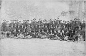 US Army black and white photos: Company I of the 71st Regiment of New York volunteers in Tampa