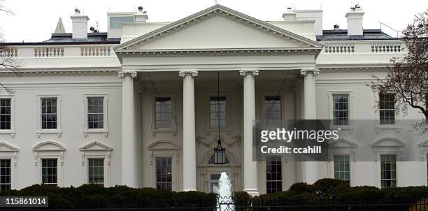 white house front - white house west wing 個照片及圖片檔