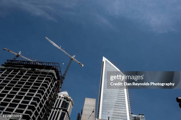 construction abstract  building texture   charlotte great - charlotte north carolina landmarks stock pictures, royalty-free photos & images