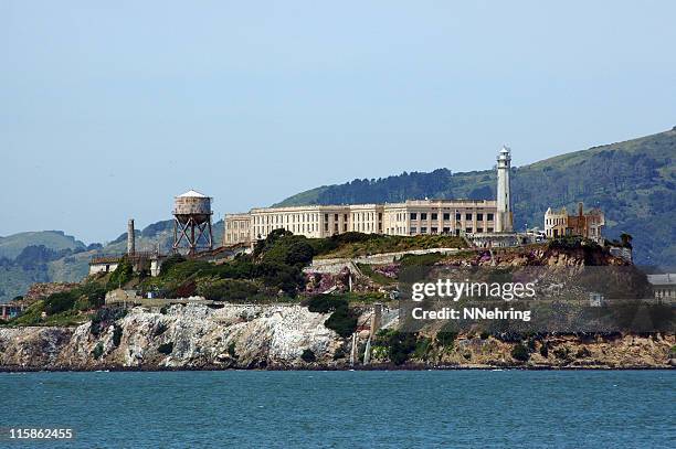 alcatraz island, san francisco, california - alcatraz eiland stockfoto's en -beelden