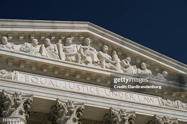 supreme court building - equal justice stock pictures, royalty-free photos & images