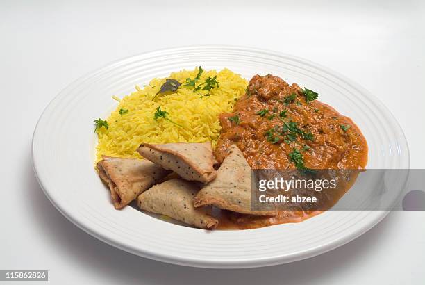 indian curry - tikka masala stockfoto's en -beelden