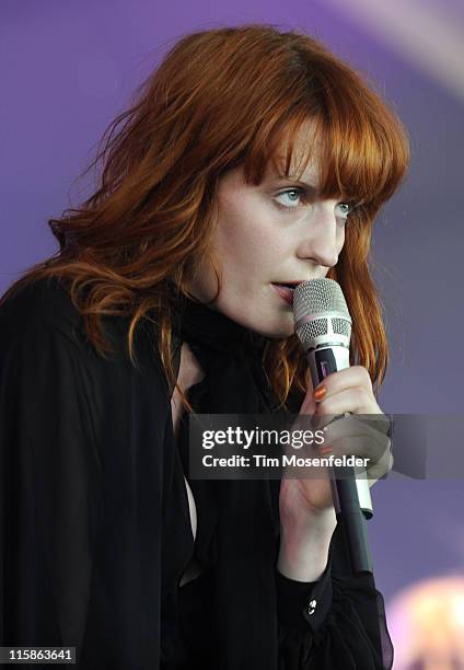 Florence Welch of Florence & the Machine performs at Day One of the Bonnaroo Music And Arts Festival on June 10, 2011 in Manchester, Tennessee.