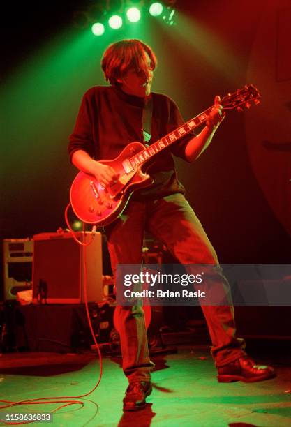 Scottish singer, songwriter and guitarist Norman Blake performs live on stage with rock band Teenage Fanclub at Astoria II in London on 21st January...