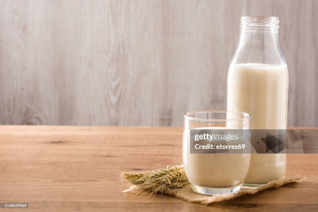 Haver melk in fles