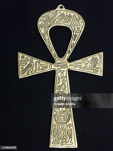 ankh cross - ankh stock pictures, royalty-free photos & images