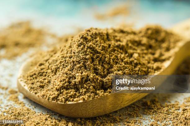 garam masala powder - poder stock pictures, royalty-free photos & images