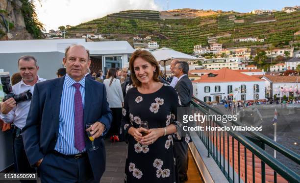 Jennie Churchill, great-granddaughter of Sir Winston Churchill , at a party during the official opening of Pestana Churchill Bay Pousada & Historic...