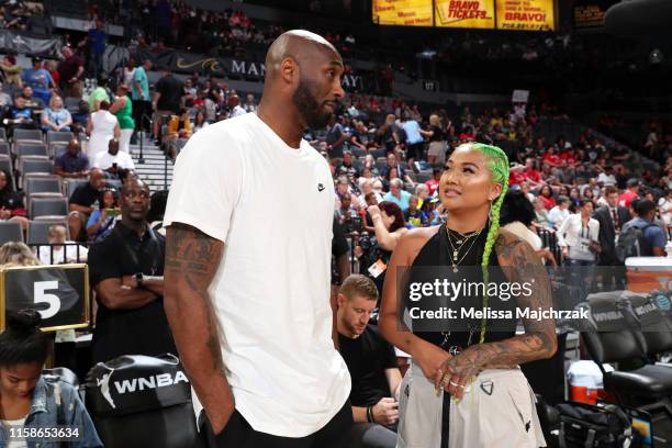 Legend, Kobe Bryant attends the AT&T WNBA All-Star Game 2019 on July 27, 2019 at the Mandalay Bay Events Center in Las Vegas, Nevada. NOTE TO USER:...