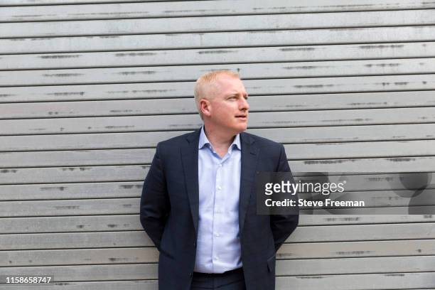 Managing Director of the NBA 2K League, Brendan Donohue poses for a portrait on July 26, 2019 at the NBA 2K Studio in Long Island City, New York....
